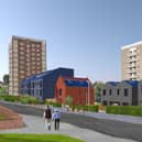 An architect's plan for the new homes on Mistress Lane in Armley. Photo: Leeds Community Homes