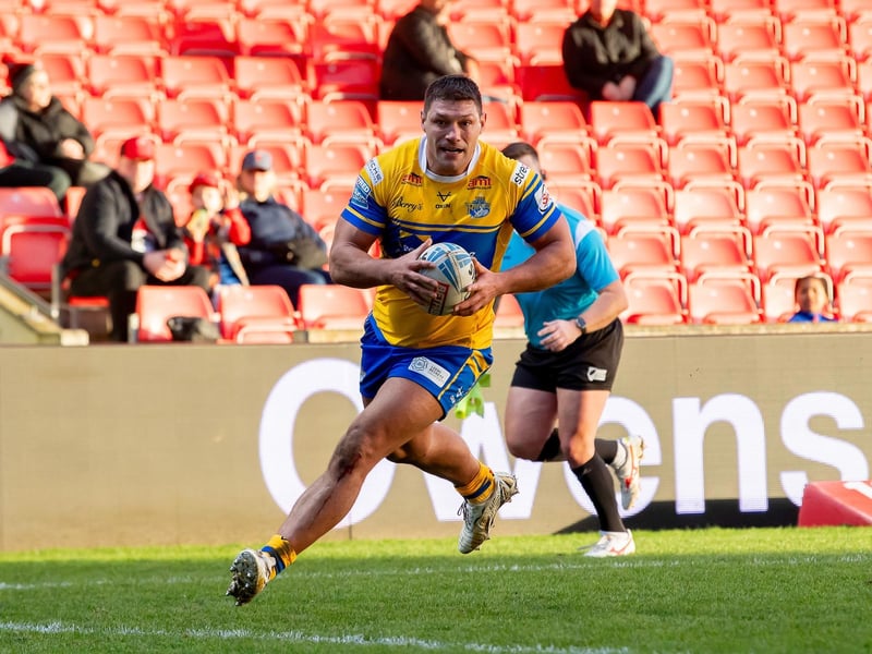A try scorer last week and has begun his second Rhinos career in good form.