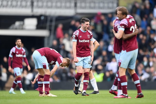 West Ham might have this season's Europa Conference League on their minds as well as Premier League survival but managed to orchestrate a 1-0 win over Fulham last time out. League leaders Arsenal will provide a sterner test, though.

Next opponent: Arsenal (h): 2pm KO - Sunday, April 16 (Photo by Alex Davidson/Getty Images)
