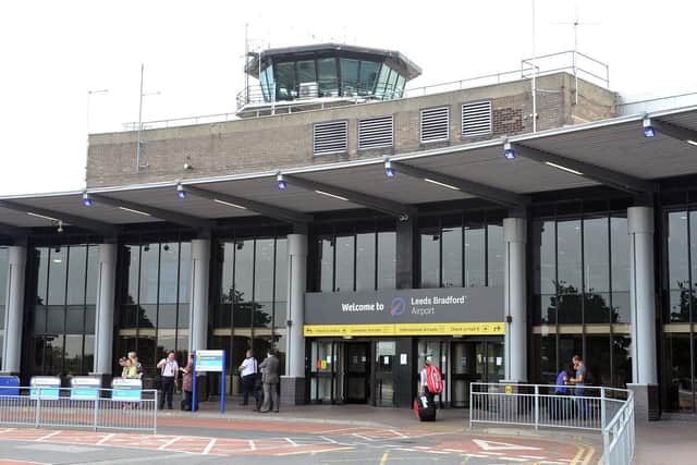 Leeds Bradford Airport.