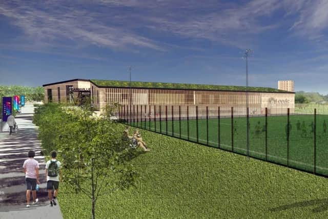 How a redeveloped Fearnville Leisure Centre may look.