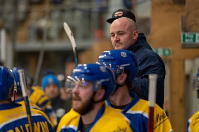 TOUGH WEEKEND: Leeds Knights' coach Ryan Aldridge will be missing several faces from his roster this weekend. Picture courtesy of Oliver Portamento