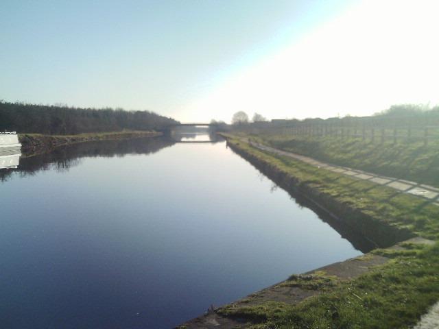 Kath Burdett said: River Aire and Calder near Woodlesford."