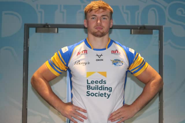 New Rhinos signing Kieran Hudson. Picture by Phil Daly/Leeds Rhinos.