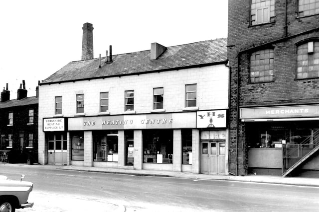 Yorkshire Heating Supplies Ltd on Meanwood Road. Pictured in April 1967.