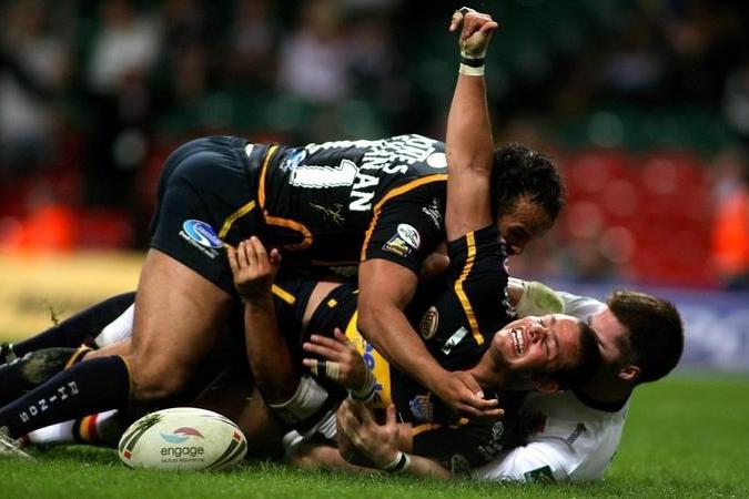 The final game of the first Magic Weekend in Cardiff, in 2007; Kevin Sinfield’s last-gasp penalty kick to level the scores against Bradford Bulls hits the metalwork, a clearly offside Jordan Tansey follows up to touch down, referee Steve Ganson awards the try and pandemonium ensues.
