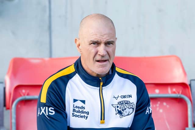 Leeds Rhinos coach Brad Arthur. Picture by Allan McKenzie/SWpix.com.