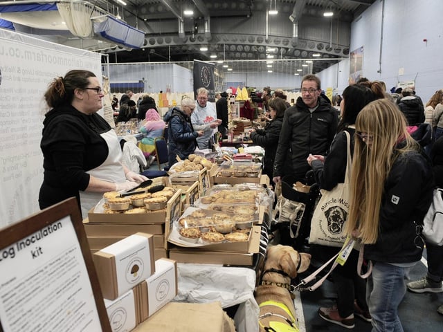 Baked goods made vegan were among the most popular item at the event.
