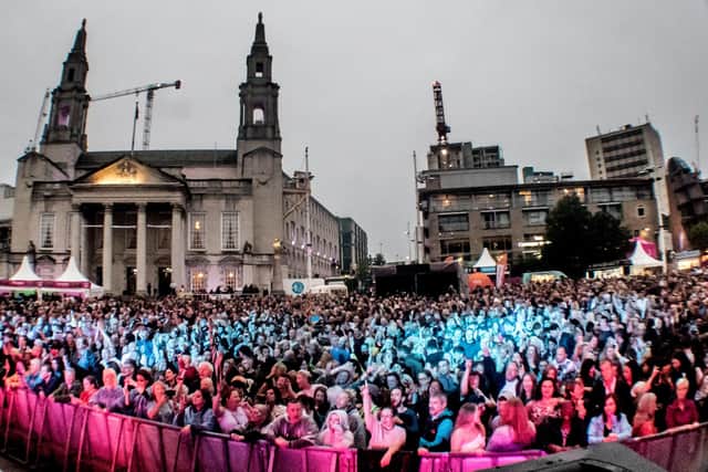 Millennium Square in Leeds will host its annual Summer Series of concerts.