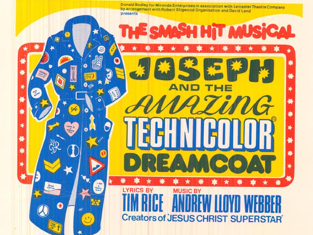 Smash hit musical Joseph and the Amazing Technicolor Dreamcoat was staged at The Grand in July 1975.