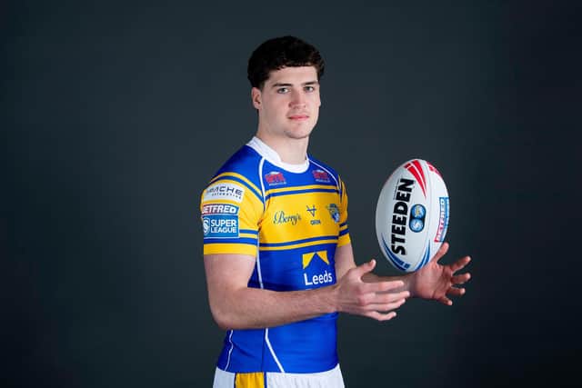 Rookie forward Ben Littlewood has been drafted into Leeds Rhinos' initial 21-man squad to face St Helens. Picture by Allan McKenzie/SWpix.com.