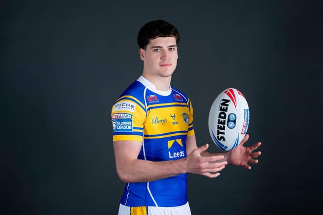 Rookie forward Ben Littlewood has been drafted into Leeds Rhinos' initial 21-man squad to face St Helens. Picture by Allan McKenzie/SWpix.com.