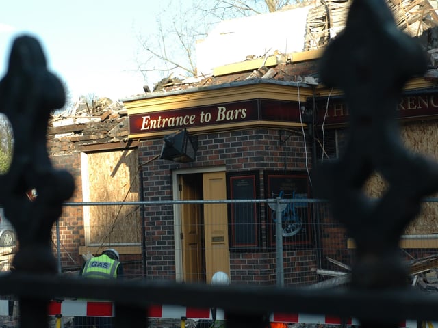The Florence Nightingale pub on Beckett Street. It was demolished after a gas explosion in 2008.
