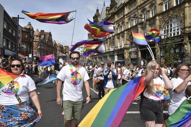 Every year, Leeds welcomes a colourful celebration of diversity and inclusivity. Picture: Steve Riding