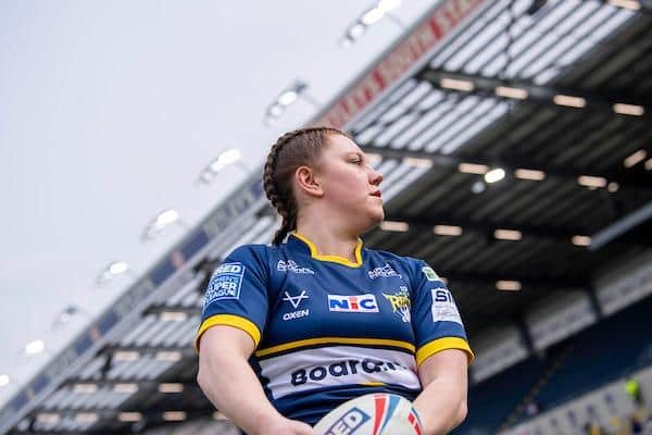 Rhinos' Danielle Anderson is a product of the Oulton Raidettes club. Picture by Allan McKenzie/SWpix.com.