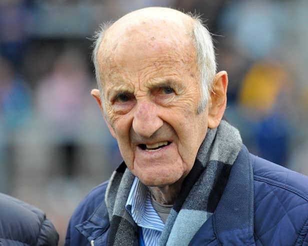 Lewis Jones, seen at Headingley on Boxing Day, 2023. One of the greatest player in rugby league's history, the former Leeds Championship winner has died, aged 92.