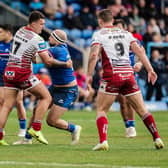 Jazz Tevaga seen in action for Wakefield Trinity against Wigan Warriors. Picture by Alex Whitehead/SWpix.com.