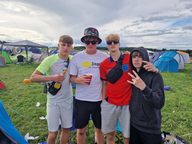 Callum, Connor, Ollie and Alex were the neighbours of the Yorkshire Evening Post reporters.