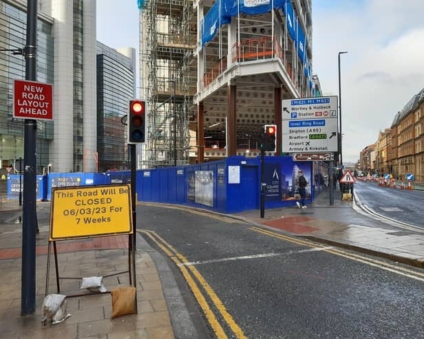 The closure comes as the latest phase of the ongoing City Square works get underway. Picture: National World