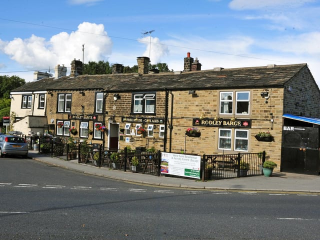The Rodley Barge, in Town Street, Rodley, is a popular choice on a sunny day, partly because of its gorgeous views of the Leeds and Liverpool Canal.