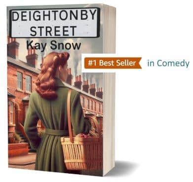 "Discover the heart and humour of Thurnscoe in Kay Snow's #1 Best Seller, Deightonby Street. Available now in paperback, eBook, and free on Kindle Unlimited. Grab your copy today!"