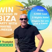 WIN £2,000 cash and Ibiza weekend to party with Wayne Lineker