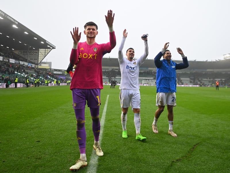 A £4.5m signing who already has one promotion under his belt with Leeds and 159 appearances to his name. Meslier has had his ups and downs but was superb at the end of the title-winning season and his clean sheet record this season is very good. Keeping goal for two promotions would be quite something, if he manages it. Pic: Harry Trump/Getty Images
