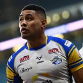 Winger David Fusitu'a is one of four players in Leeds Rhinos' squad who could play their final game for the club at Hull KR tonight. Picture by Simon Wilkinson/SWpix.com.