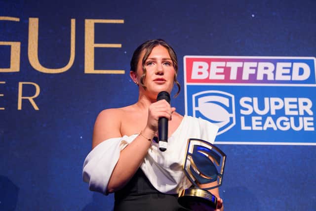 Leeds Rhinos' Connie Boyd has been named Betfred Women's Super League young player of the year. Picture by Allan McKenzie/SWpix.com.