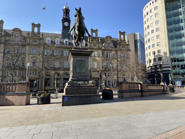 An empty City Square.