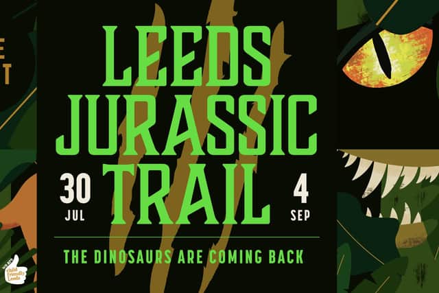 Leeds Jurassic Trail 3 brining robotic dino fun back to the city centre