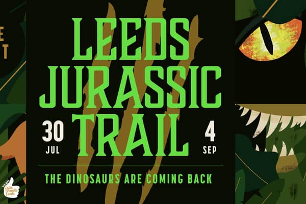 Leeds Jurassic Trail 3 brining robotic dino fun back to the city centre