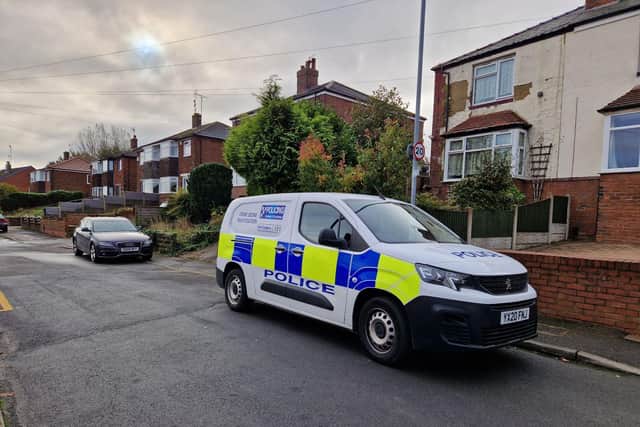 Police officers were called to a house in Prince Edward Grove, near Wortley, Leeds, shortly after 11pm on October 23 after paramedics reported that they were treating a woman for stab wounds at a property.
