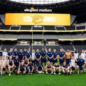 Leeds Rhinos visited Allegiant Stadium today (Friday) ahead of tomorrow's Betfred Super League clash with Hull KR in Las Vegas. Picture by Alex Whitehead/SWpix.com.