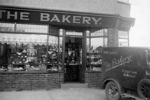 The Bakery on Hollin Park Parade in February 1931. This was the business of Florence Gadsby.