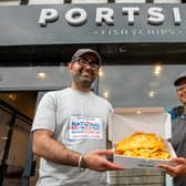 Portside Fish and Chips only opened during the lockdown but is quickly becoming a local favourite and was even recently named among the 50 best fish and chip shops in the UK. The chain has spots on Harrogate Road and Kirkstall Road in Leeds. Picture Bruce Rollinson