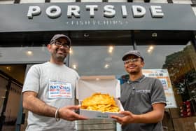 Portside Fish and Chips only opened during the lockdown but is quickly becoming a local favourite and was even recently named among the 50 best fish and chip shops in the UK. The chain has spots on Harrogate Road and Kirkstall Road in Leeds. Picture Bruce Rollinson