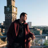 Staz Nair as Harry Virdee and Vikash Bhai as Riaz Hyatt in Virdee. Picture: BBC /Magical Society/David Gennard