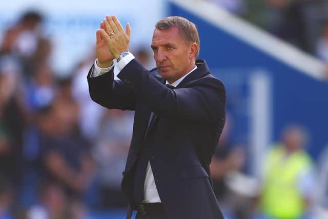 ADMIRATION: For Leeds United from Leicester City boss Brendan Rodgers, above. Photo by Bryn Lennon/Getty Images.