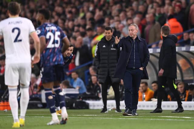 OWNER BACKING - Nottingham Forest boss Steve Cooper will remain in his position despite a damaging 2-1 defeat at Elland Road at the hands of Leeds United. Pic: Getty