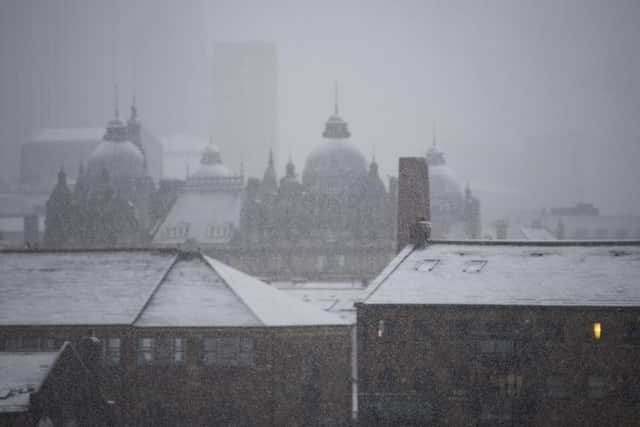 Snow showers are forecast in Leeds next week (Photo: @BobPetUK)