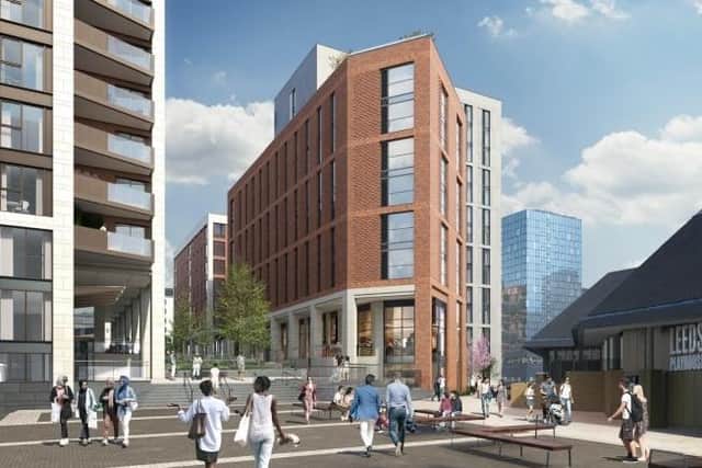 The application for student accommodation with nearly 300 beds has been submitted