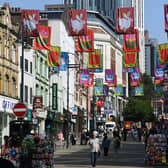 Temperatures hit as high as 21°C in parts of Leeds today as the city was struck by another heatwave.