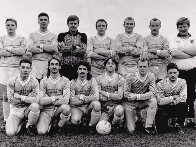 Stanley United who played in Division 1 of the Wakefield League, pictured in December 1990. Back row, from left, are Steve McGuire, Justin Wilson, Steve Knight, Gary Varley, Wayne Dexter, Jimmy Walsh and John Carr. Front row, from left, are Neil Ward, Dave Holgate, Andrew Etan, Chris McTernan, Des Lawson and Billy Hogan.
