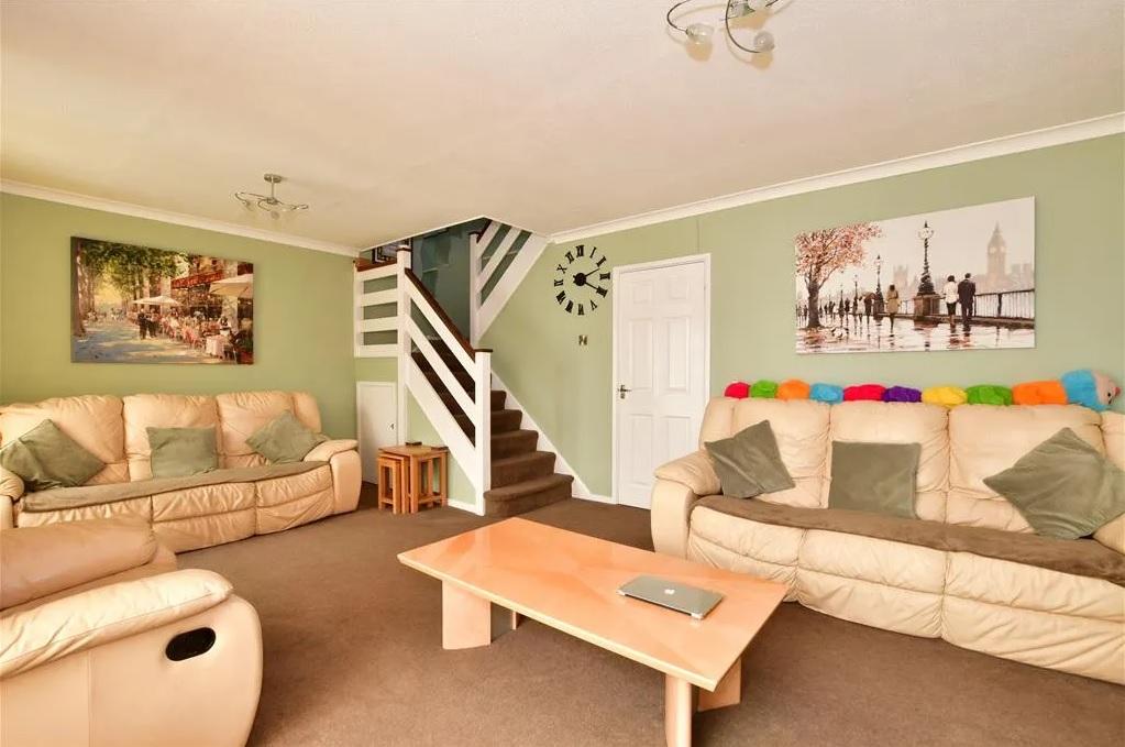 This three bedroom terraced house in Elstead Gardens, Widley, Waterlooville, is on sale for £325,000. It is listed by Cubitt & West - Waterlooville.