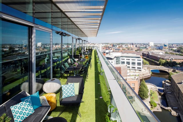 Offering panoramic views and a stylish interior, the Sky Lounge at Granary Wharf in Leeds is the ideal location for a spot of afternoon tea. Indulge in BBQ pulled pork on smoked ciabatta, chocolate opera cake, and freshly baked raisin scones, all while taking in the amazing views of Leeds and Yorkshire.