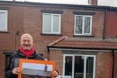 LATCH CEO James Hartley pictured outside transformed property No. 42