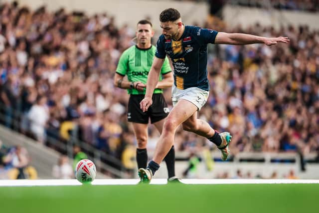 Leeds Rhinos half-back Jake Connor has been named in England's 38-man World Cup performance squad. Picture by Alex Whitehead/SWpix.com.