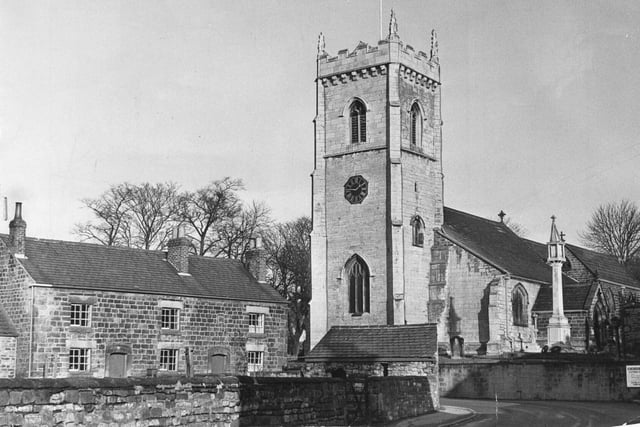 Thorner Parish Church pictured in December 1965.