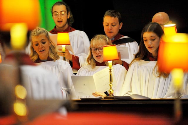 The congregation was also treated to performances from the Minster Choir.